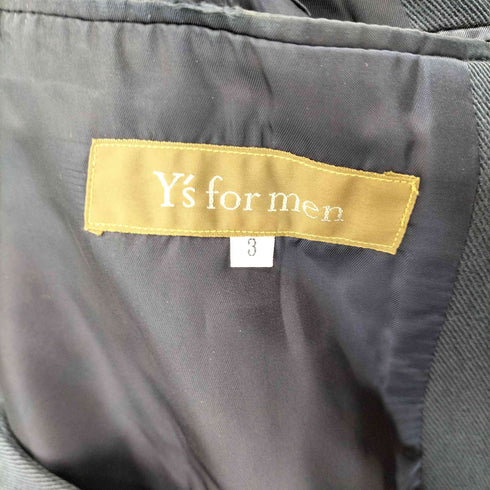 ワイズフォーメン Ys for men ウール混 3B テーラードジャケット メンズ JPN:3