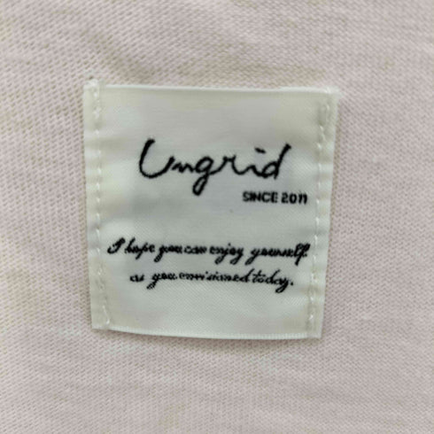 アングリッド Ungrid 23SS カラー エンブロイダリー Tee レディース FREE