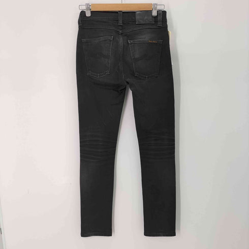 ヌーディージーンズ Nudie Jeans スキニーフィットブラックデニムパンツ メンズ W27L32