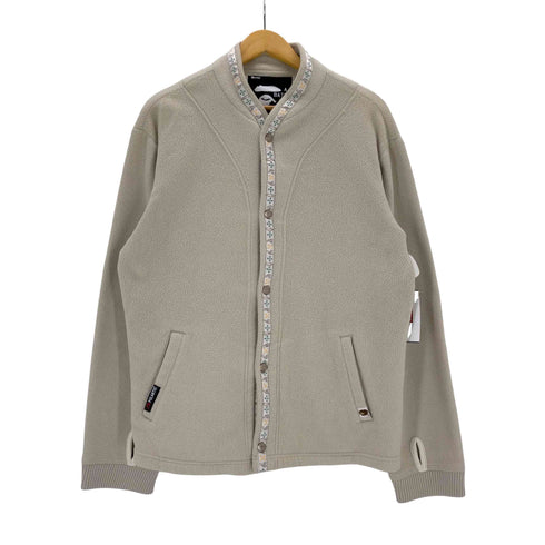 アベイシングエイプ A BATHING APE 90S 旧タグ ノーカラー チロリアンテープ フリースジャケット メンズ JPN:L