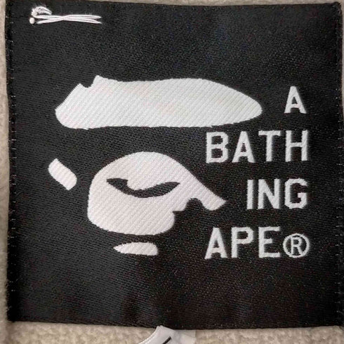 アベイシングエイプ A BATHING APE 90S 旧タグ ノーカラー チロリアンテープ フリースジャケット メンズ JPN:L
