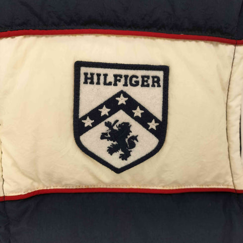 トミーヒルフィガー TOMMY HILFIGER ロゴワッペン リバーシブル ダウンベスト レディース import:XL