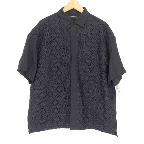 ラブレス LOVELESS フロント刺繍半袖シャツ メンズ JPN:L