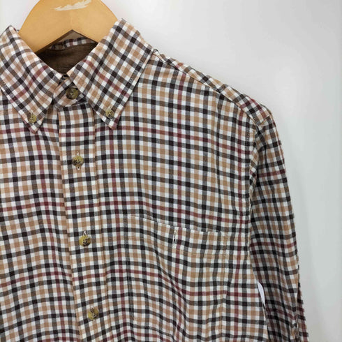 エルエルビーン L.L.Bean インド製 John & Field チェック L/S ボタンダウンシャツ メンズ import:S