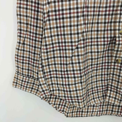 エルエルビーン L.L.Bean インド製 John & Field チェック L/S ボタンダウンシャツ メンズ import:S