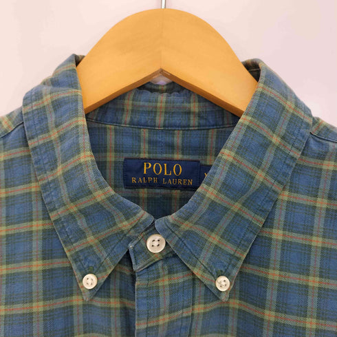 ポロラルフローレン POLO RALPH LAUREN チェック ボタンダウンシャツ メンズ import:XL