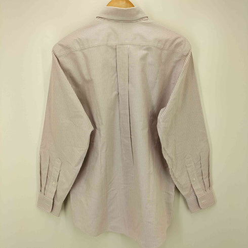 エルエルビーン L.L.Bean マレーシア製 WRINKLE RESISTANT ストライプ柄 L/S ボタンダウンシャツ メンズ 15-32