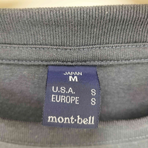 モンベル mont bell ロゴプリント クルーネック S/S シャツ メンズ JPN:M