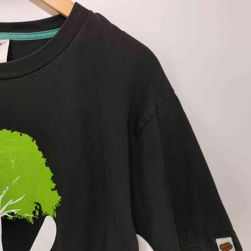 キューン CUNE 前面プリントクルーネックTシャツ うさぎ メンズ L