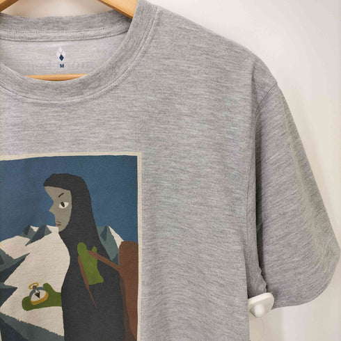 モンベル mont bell WIC.T 登はんの前 クルーネック S/S シャツ メンズ JPN:M