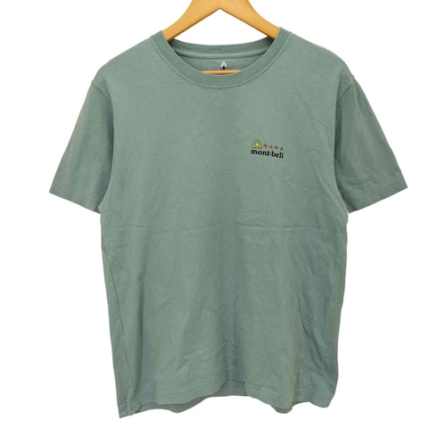 モンベル mont bell ロゴプリント クルーネック S/S シャツ メンズ JPN:M
