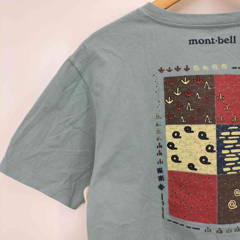 モンベル mont bell ロゴプリント クルーネック S/S シャツ メンズ JPN:M
