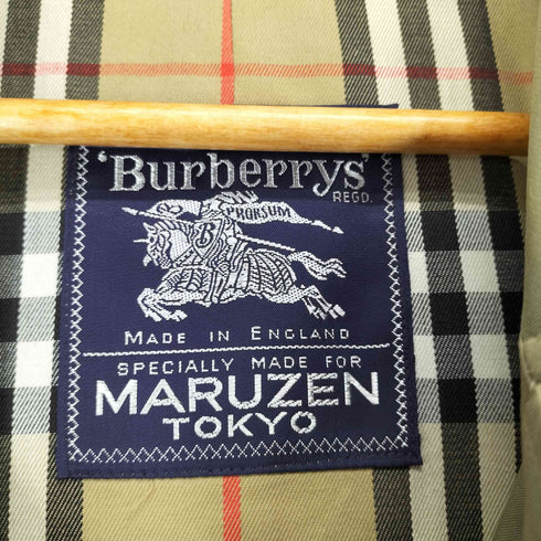 バーバリーズ BURBERRYS MADE IN ENGLAND C100 裏地ノヴァチェックステンカラーコート メンズ E46