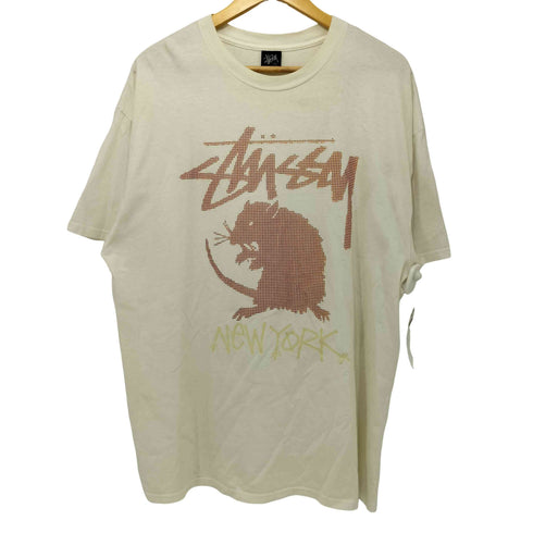 ステューシー Stussy ロゴ ラット クルーネックTシャツ メンズ XL