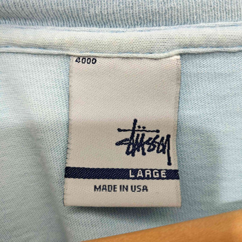 ステューシー Stussy 90-2000s USA製 飛行機クルーネックTシャツ メンズ L