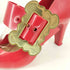 ヴィヴィアンウエストウッド アングロマニア Vivienne Westwood ANGLOMANIA ラバーダブルストラップ 額縁パンプス レディース 37