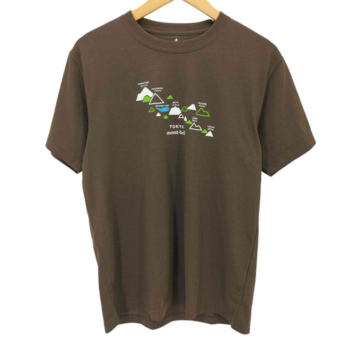 モンベル mont bell WIC.T 東京 ご当地 クルーネック S/S シャツ メンズ JPN:M