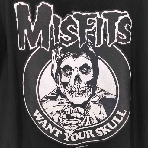 AGAINST バンドプリントクルーネックTシャツ メンズ JPN:L