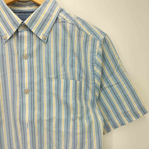 エルエルビーン L.L.Bean マルチストライプ ボタンダウン S/S シャツ メンズ M-REG