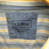 エルエルビーン L.L.Bean マルチストライプ ボタンダウン S/S シャツ メンズ M-REG
