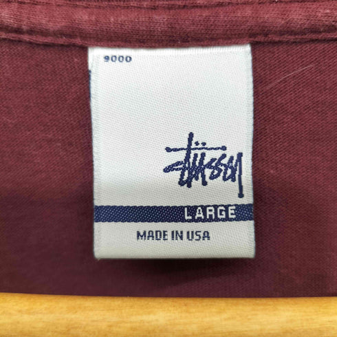 ステューシー Stussy 90-2000s 銀タグ USA製 ロボットプリント ショートスリーブTシャツ メンズ import:L