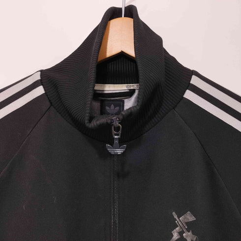 アディダス adidas 00S 稲妻 ギター サイドライン トラックジャケット メンズ M