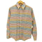 エルエルビーン L.L.Bean SLIGHTLY FITTED マルチボーダー リネン L/S シャツ メンズ import:M