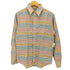 エルエルビーン L.L.Bean SLIGHTLY FITTED マルチボーダー リネン L/S シャツ メンズ import:M