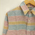 エルエルビーン L.L.Bean SLIGHTLY FITTED マルチボーダー リネン L/S シャツ メンズ import:M
