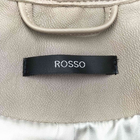 ロッソ ROSSO URBAN RESEARCH ノーカラーライダースジャケット レディース JPN:36