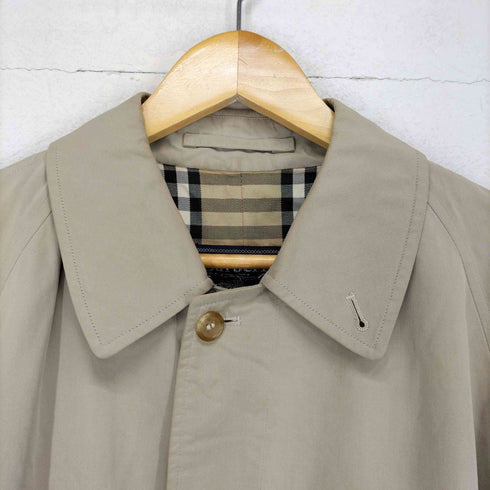 バーバリーズ BURBERRYS MADE IN ENGLAND 裏地ノヴァチェックステンカラーコート メンズ 44SHORT