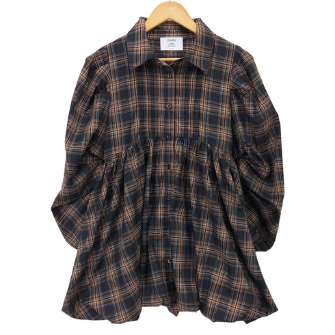 ジュエティ jouetie 24AW シャツカラーバルーンミニワンピース レディース JPN:M