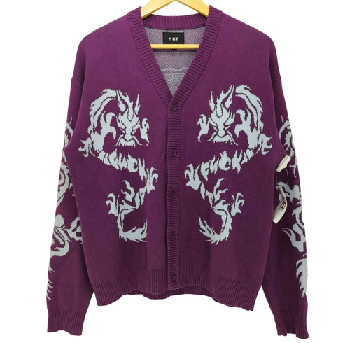 ハフ HUF Twin Dragon Cardigan メンズ M