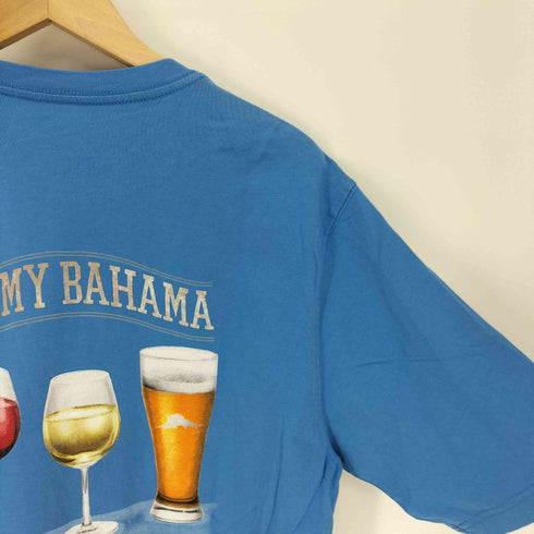 トミーバハマ Tommy Bahama RED WHITE&BREW ロゴ 魚 ワイン ビール 両面プリント S/S Tシャツ メンズ import:S