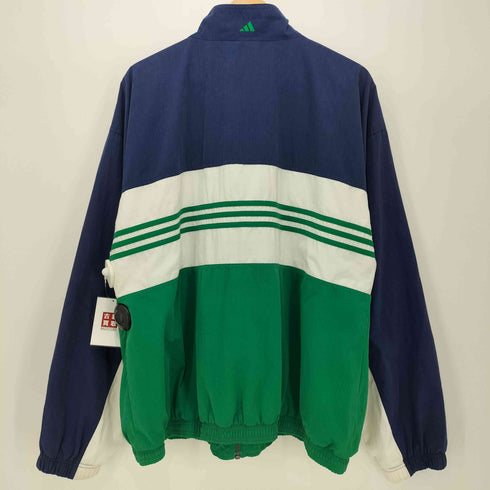 アディダス adidas 80-90s 万国旗 パフォーマンスロゴ ジップ アップジャケット メンズ XL