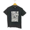 king of strong style プリントクルーネックTシャツ メンズ JPN:M