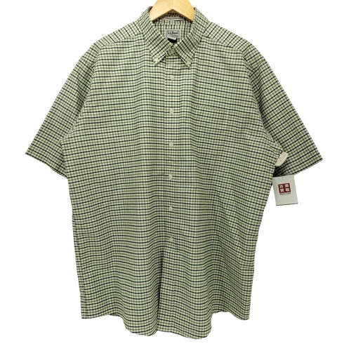 エルエルビーン L.L.Bean WRINKLE RESISTANT チェック ボタンダウンシャツ メンズ 17 1/2 REG