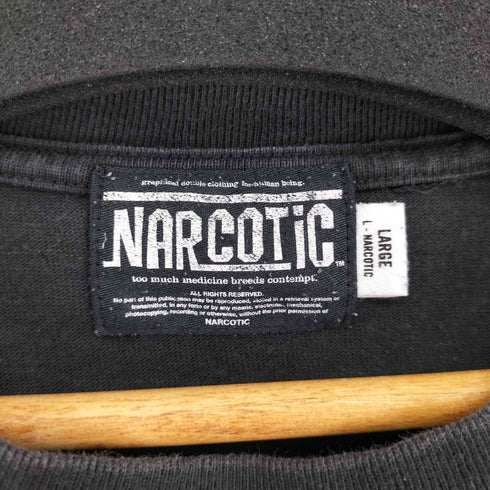 narcotic エンドロールプリントTシャツ メンズ JPN:L