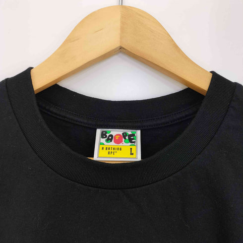 アベイシングエイプ A BATHING APE BAPE.COM SHARK COLLEGE TEE メンズ JPN:L