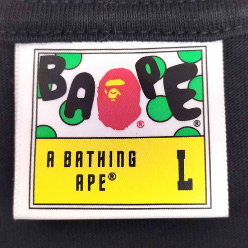 アベイシングエイプ A BATHING APE BAPE.COM SHARK COLLEGE TEE メンズ JPN:L