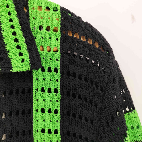 シュウ SYU. SYUMAN. 24SS Crochet Short Sleeve Shirt メンズ FREE