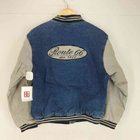 ROUTE 66 背面刺繍デニム切替スタジャン メンズ M