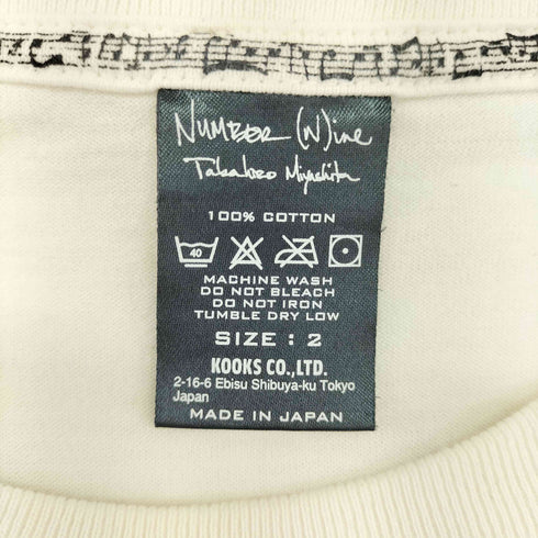N NUMBER プリントクルーネックTシャツ メンズ 2