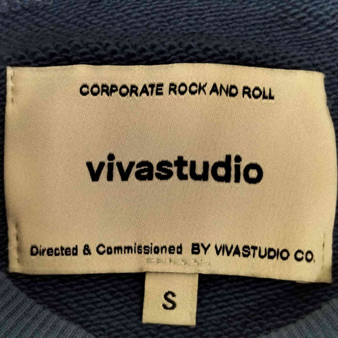 ビバスタジオ vivastudio ロゴプリント クルーネックスウェット メンズ import:S