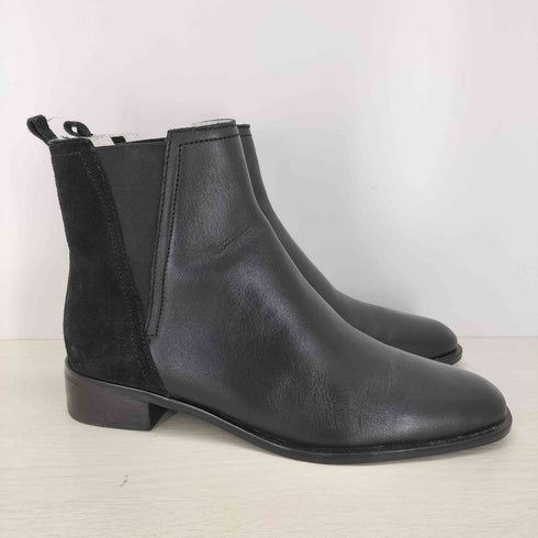 ザラ ZARA 素材切替 サイドゴアブーツ メンズ EUR:39