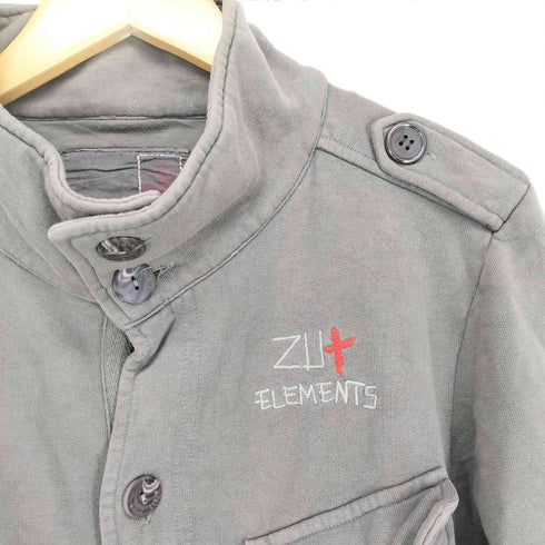 ZU ELEMENTS コットンミリタリージャケット メンズ