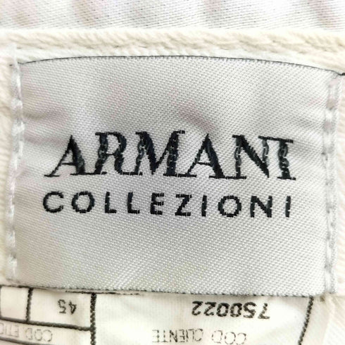 アルマーニコレツィオーニ ARMANI COLLEZIONI タック ワイドチノ メンズ 48/L