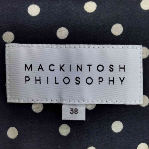 マッキントッシュフィロソフィー MACKINTOSH PHILOSOPHY ダブルブレスト 金ボタン テーラードジャケット レディース 38