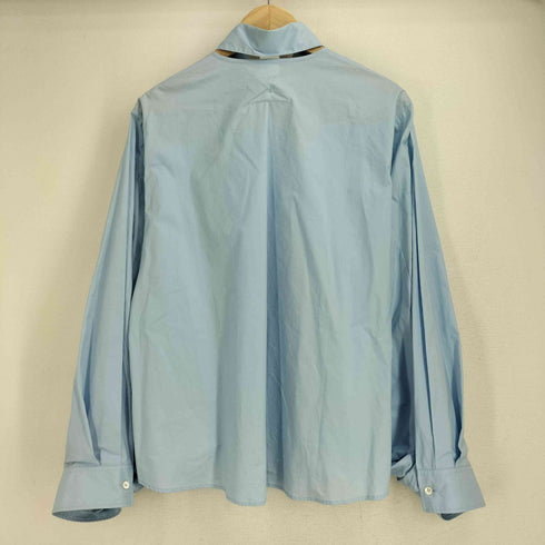 エムエムシックスメゾンマルジェラ MM6 Maison Margiela 21aw Detachable Collar Cropped Blouse バルーンスリーブ ポプリンシャツ レディース 40