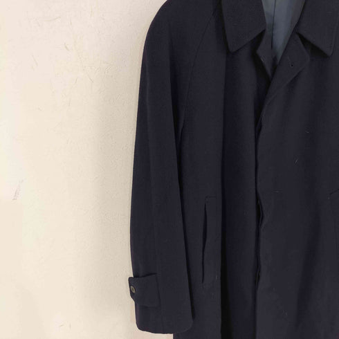 WOOLWXPO HENRY POOLE メルトン ステンカラーコート メンズ